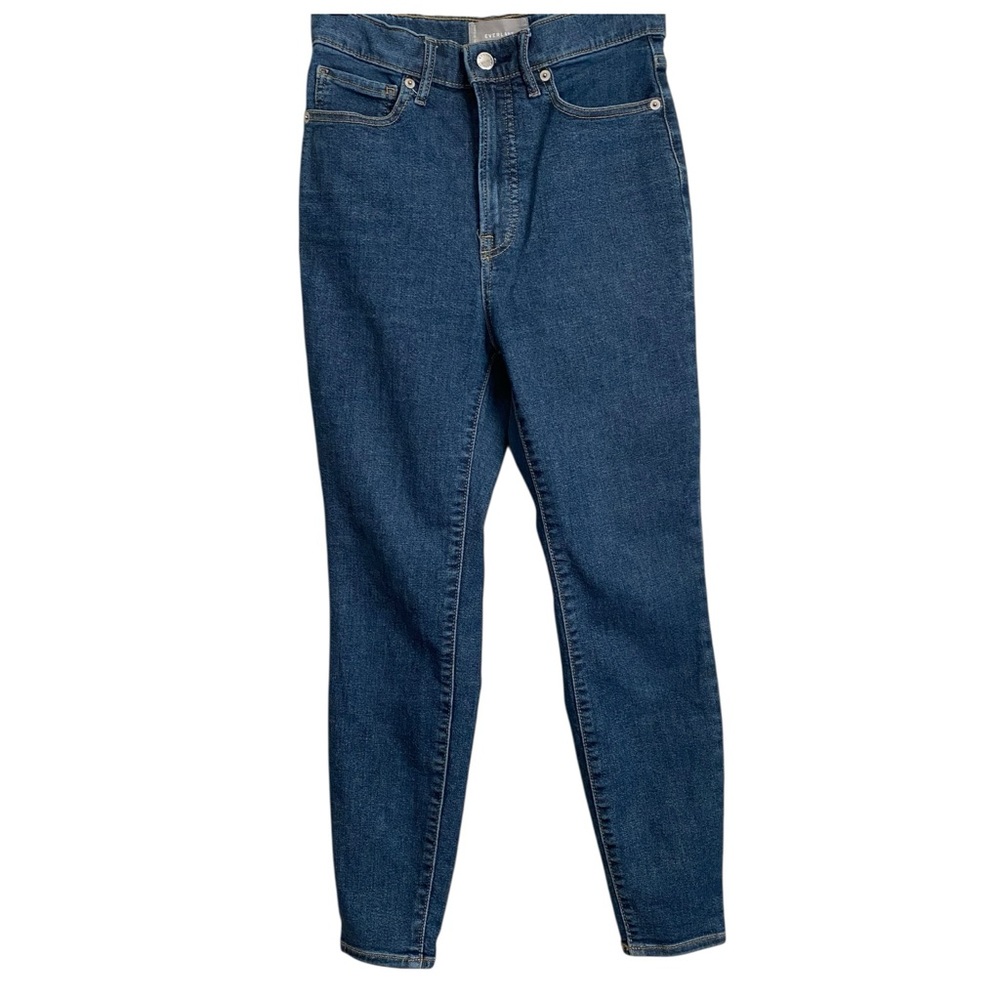 Everlane Way High Skinny Jeans 28 High Rise Stretch Denim Medium Wash
